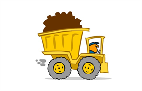 自卸车运货flash动画